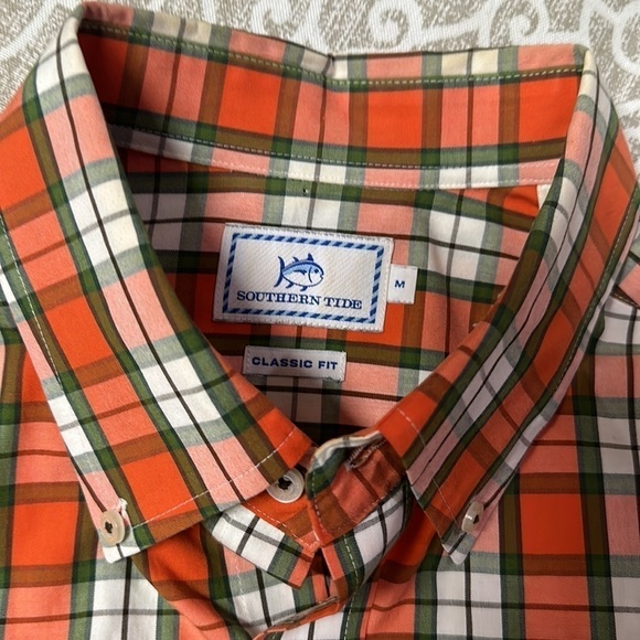 MENS southern tide collar shirt nee sz medium - Picture 2 of 4